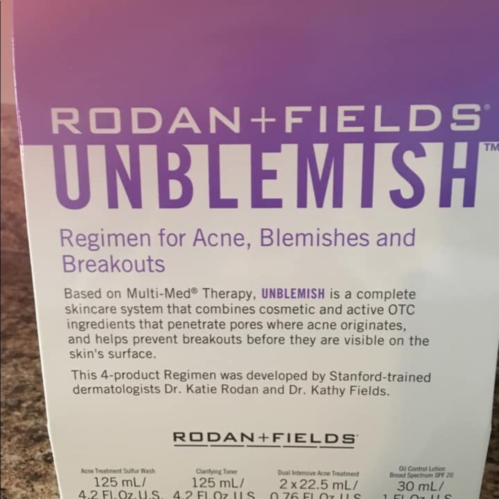 New Rodan & Fields unblemish